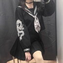 新作 セーラー服 女子高生 スクール制服 学生清純 コスプレ 衣装 上下セット 上衣 スカート春夏秋短袖長袖ハイソックス付属