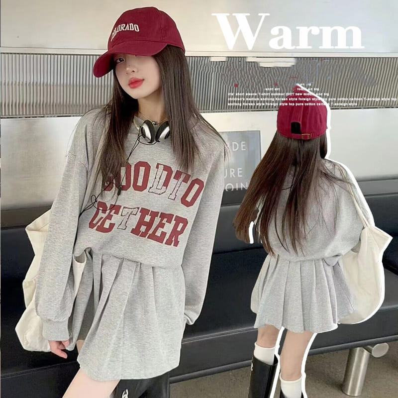 Rakuten - ジャージ 子供服 女の子 スウェット 半袖 上下セット 2点セット ガールズ 夏服 半袖tシャツ 　スカート ジュニア ゆったり セットアップ カジュアル HIPHOP ダンス 衣装　120-170cm