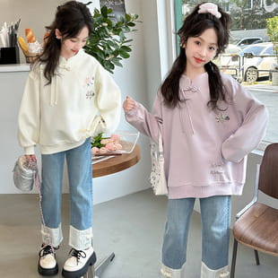 Rakuten - ジャージ 子供服 女の子 スウェット 長袖 上下セット 2点セット ガールズ スポーツウェア 　 韓国風 パーカー ジュニア ゆったり トレーナー セットアップ パンツ ズボン 春秋 カジュアル HIPHOP ダンス 衣装