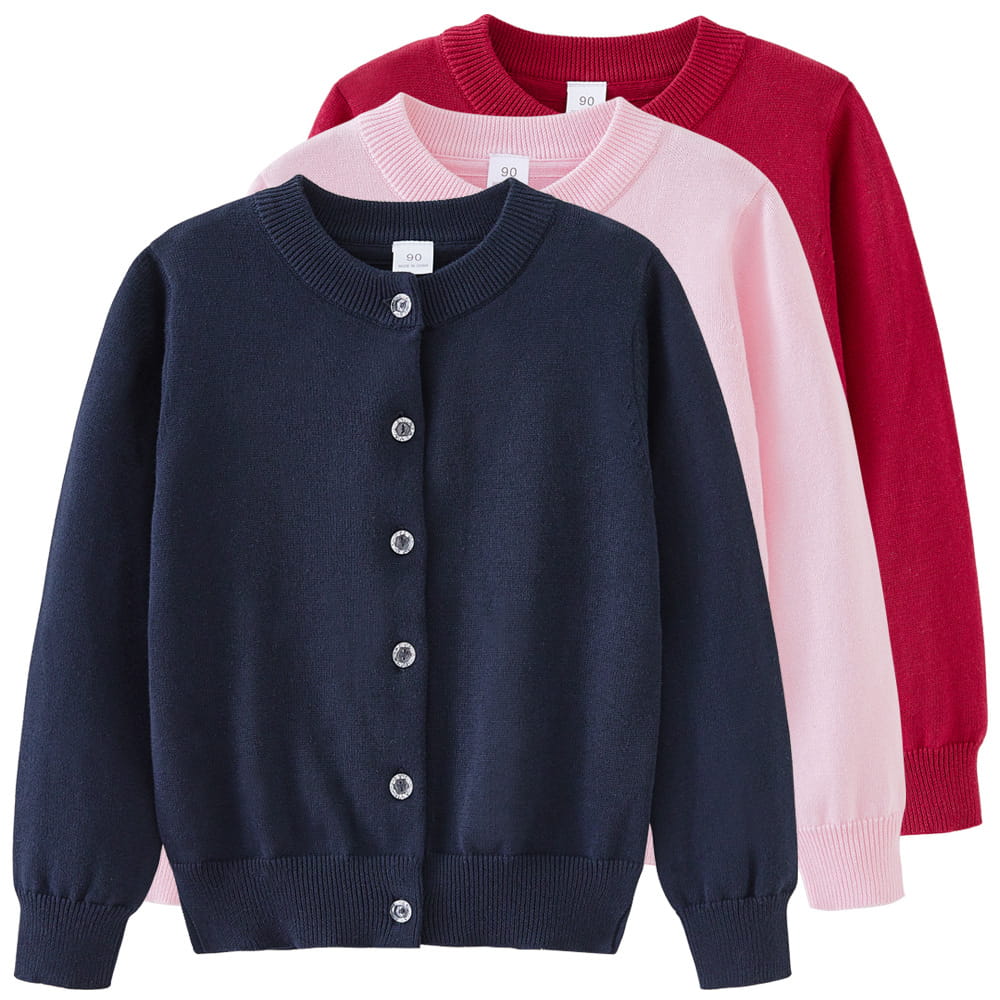 韓国子供服 こども服 女の子 ベビー カーディガン ベージュ グレー キッズ 秋服 キッズ アウター ニート 防寒 長袖 春秋 ニート ボタン 可愛い ジュニア 子ども セーター かわいい 無地 ジュニア 子ども 子供服 幼稚園 小学生 通園 可愛いあったか 入学式 卒園式 通学 - 2
