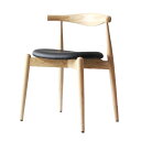 【選べる3色☆5種】【デザイナー：ハンス・J・ウェグナー】 商品名：ELBO CHAIR ROUND（エルボチェア・ラウンド）premium【高品質リプロダクト・復刻版】【ダイニングチェア】【椅子】【北欧】【天然木】【Yチェア】