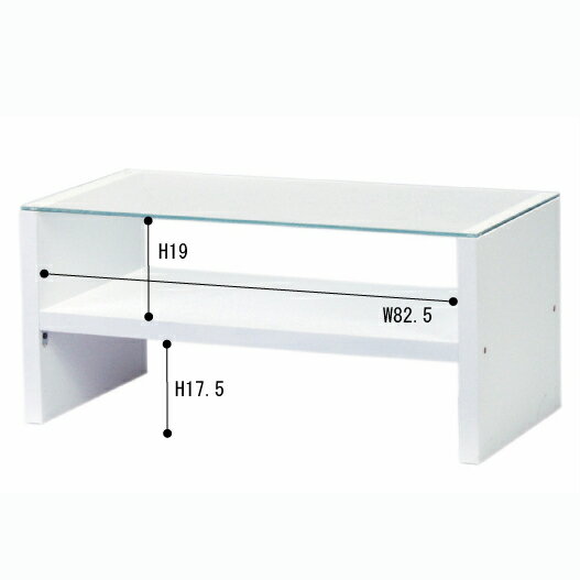 商品名 GLASS コーヒーテーブル【北欧テイスト 】【SHAB】【テーブル】【ガラステーブル】【リビングテーブル】【621】【センターテーブル】【木製家具】 [3]