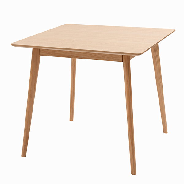 Rakuten - 商品名：ウッド スクエアテーブル（80×80cm）【ダイニングテーブル】【002】【センターテーブル】【STAP】【北欧】【カフェテーブル】【ラウンド】【202】【ホワイト】【ナチュラル】【木製】