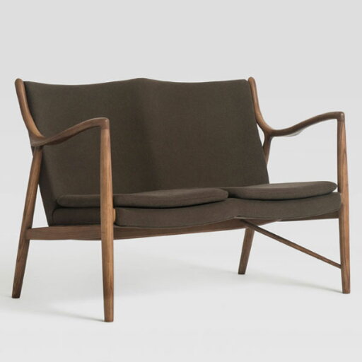 リプロダクトのNo.45 イージーソファ(ファブリック)【デザイナー:フィン・ユール】【2人掛】(ソファ)