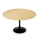 【デザイナー:エーロ・サーリネン】商品名:チューリップ ダイニングテーブル(直径 Φ120cm)4~6人用【ハイクラス・リプロダクト/復刻版/保証付き】【ミーティング ラウンジ カフェ 丸テーブル 会議テーブル 天然 大理石 ラウンド 1本脚】