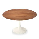 【デザイナー:エーロ・サーリネン】商品名:チューリップ ダイニングテーブル(直径 Φ120cm)4~6人用【ハイクラス・リプロダクト/復刻版/保証付き】【ミーティング ラウンジ カフェ 丸テーブル 会議テーブル 天然 大理石 ラウンド 1本脚】