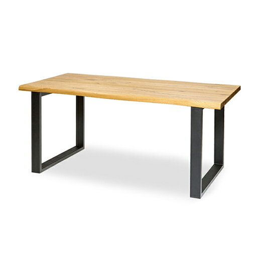 商品名:Ear wave table(イアウェーブテーブル)180【耳つきダイニングテーブル】【1枚板風】【高級感】【重厚感】【オーク材】【ブラウン】】【スチール脚】【黒脚】【180cm】【Yチェア】【ゼブンチェア】【ワイルド】【楽天】【通販】 商品名:Ear wave table(イアウェーブテーブル)180【耳つきダイニングテーブル】【1枚板風】【高級感】【重厚感】【オーク材】【ブラウン】】【スチール脚】【黒脚】【180cm】【Yチェア】【ゼブンチェア】【ワイルド】【楽天】【通販】
