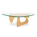 【デザイナー:イサム・ノグチ】商品名:NOGUCHI TABLE(ノグチテーブル)【ハイクラス・リプロダクト / 復刻版 / 保証付き】【リビングテーブル】【センターテーブル】【ガラステーブル】【硝子天板】【三角】【ガラス】【ローテーブル】