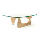 【デザイナー：イサム・ノグチ】商品名：NOGUCHI TABLE（ノグチテーブル）【ハイクラス・リプロダクト / 復刻版 / 保証付き】【リビングテーブル】【センターテーブル】【ガラステーブル】【硝子天板】【三角】【ガラス】【ローテーブル】