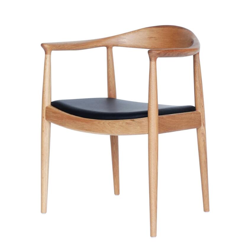 乐天商城 - 【デザイナー：ハンス・ウェグナー】 商品名：THE CHAIR（ザ・チェア・レザー 牛本革)【ハイクラス・リプロダクト／復刻版】【木製チェア ダイニングチェア Yチェア 北欧 デザイナーズ アームチェア PP503 PP501 ロングセラー 椅子