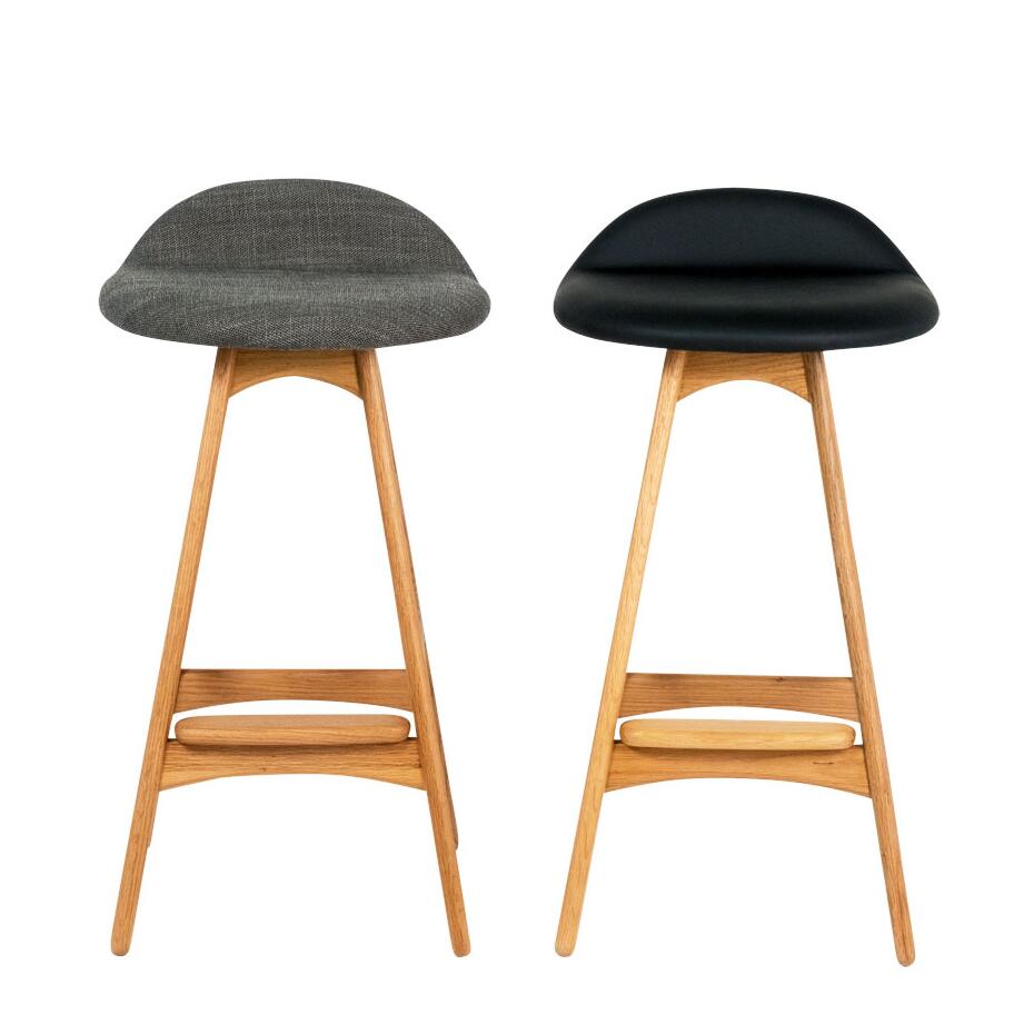 【デザイナー:エリック・バック】 商品名:バースツール SH65(レザー・牛本革)【ハイクラス・リプロダクト / 復刻版 / 保証付き】【北欧 カウンタースツール セミオーダー バースツール キッチン BAR カウンター ハイスツール】 [3]