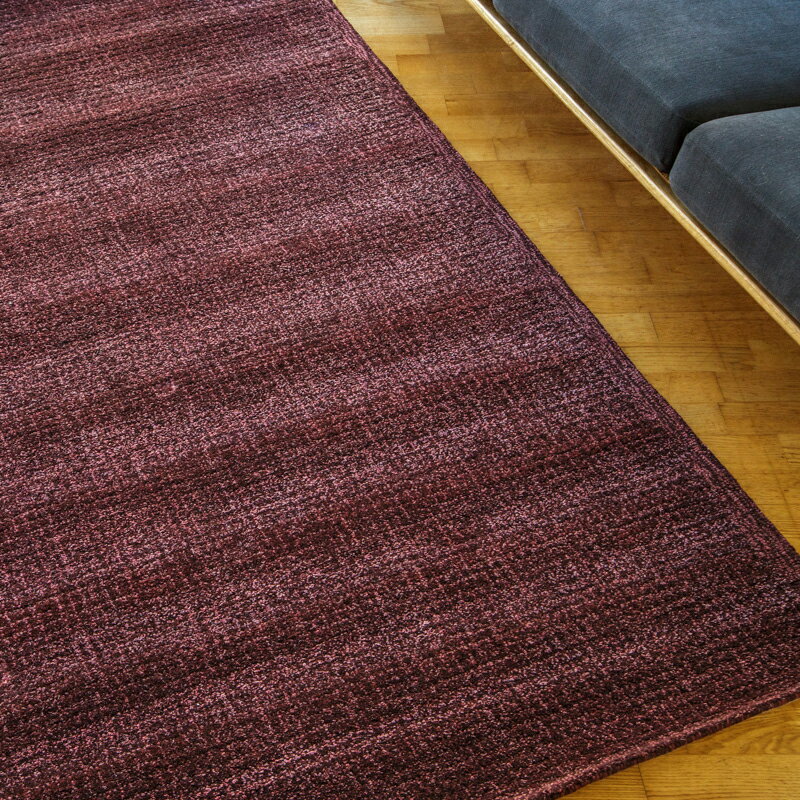 乐天商城 - 商品名：QUI クイ（160cm×230cm）【ラグ】【北欧テイスト】【ネイビー】【パープル】【リビング】【カーペット】【玄関マット】【キッチンマット】【ダイニング】【ウール】【ヴィスコース】