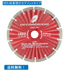 ダイヤモンドカッター 7インチ 180mm コンクリート 石材 レンガ ブロック モルタル ALC タイル用 セグメントタイプ