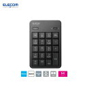 ELECOM エレコム 無線静音テンキーパッド TK-TDM022SKBK マルチOS対応 抗菌 Tabキー&00キー付き ブラック