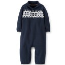 スーパーSALE半額◇Carter's(カーターズ) コットンニットカバーオール(Navy)