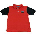 Tommy Hilfiger(トミーヒルフィガー) THワッペン鹿の子ポロシャツ(Red)