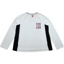 【レディース】TOMMY HILFIGER DENIM(トミーヒルフィガーデニム) フロッキーHロゴスウェット(White)