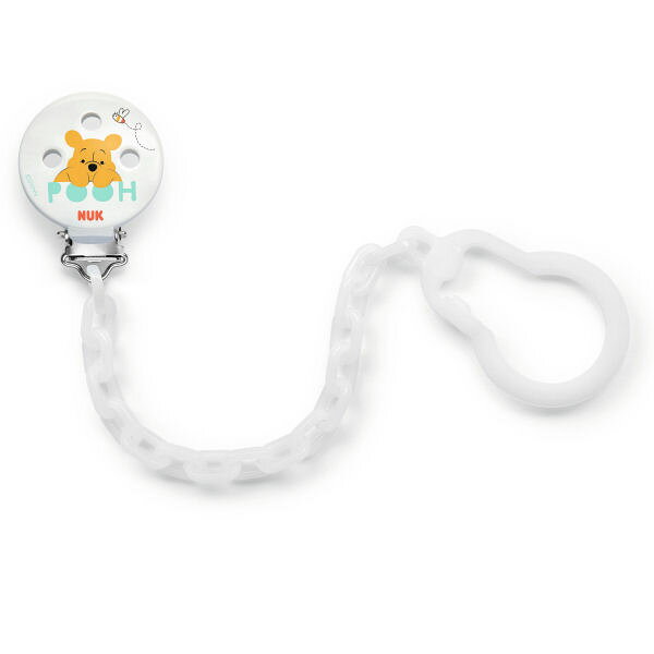 NUK(ヌーク) おしゃぶりホルダー/くまのプーさん/ホワイトのサムネイル