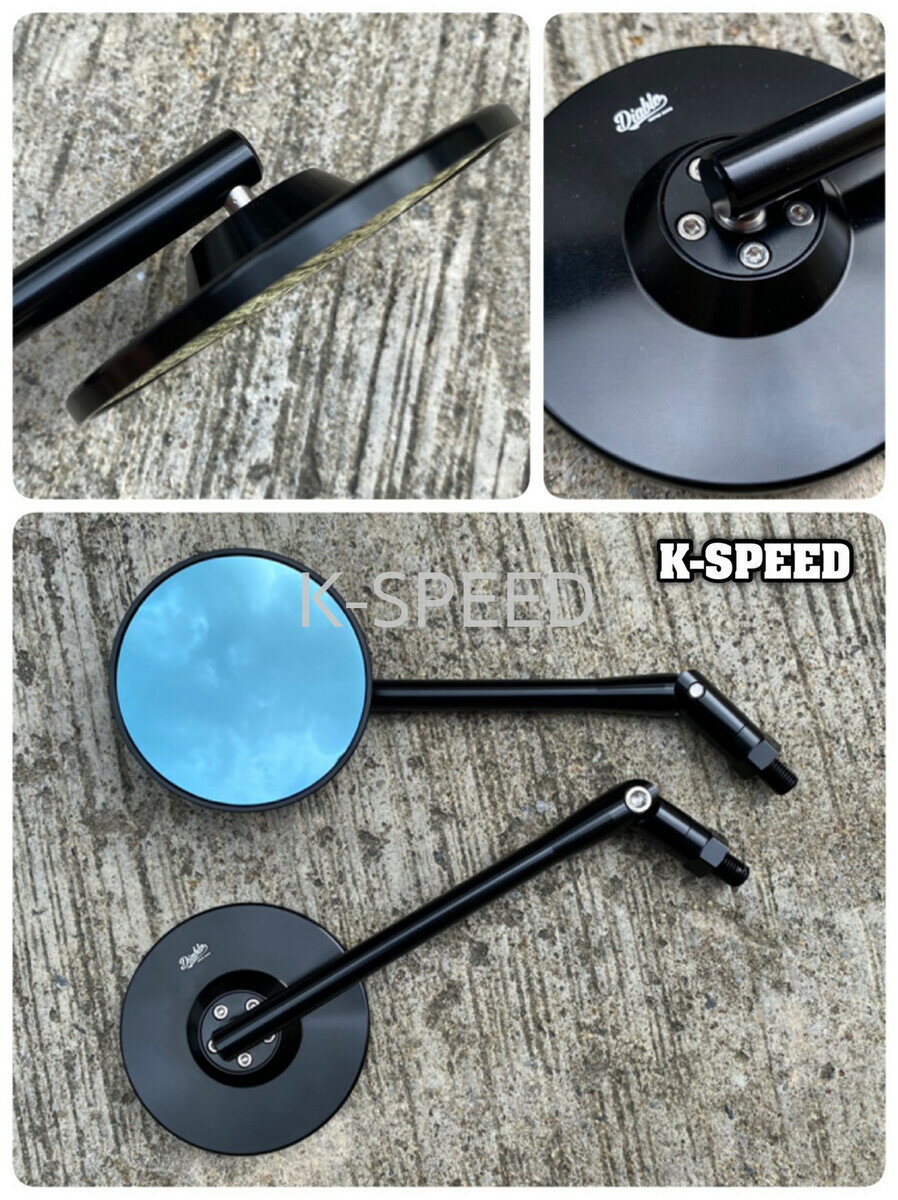 K-SPEED Diablo CL16 カスタムミラー 左右セット for CL 250, 300, 500 ホンダ Side Mirror Honda デザインカスタムミラー