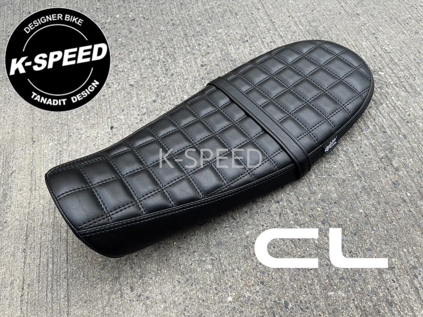 K-SPEED Diabolus CL39 スーパーローシート 2.5cmダウン Seat super Low (Straight Pattern) カスタムシート デザインシート