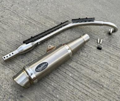 【予約販売商品】 K-SPEED Diabolus カスタムマフラー Full system for Honda CT125 (with / without Silencer) ハンターカブ サイレンサー着脱式マフラー