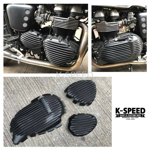 K-SPEED エンジンカバーセット Triumph 2012-2015 オイルクーラー用 バイクカスタムパーツ
