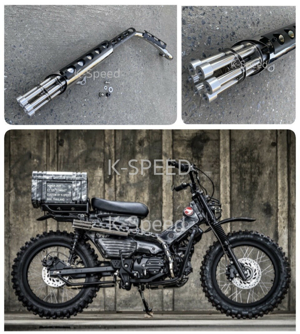楽天市場】ガトリング マフラー（マフラー｜パーツ）：バイク用品<車