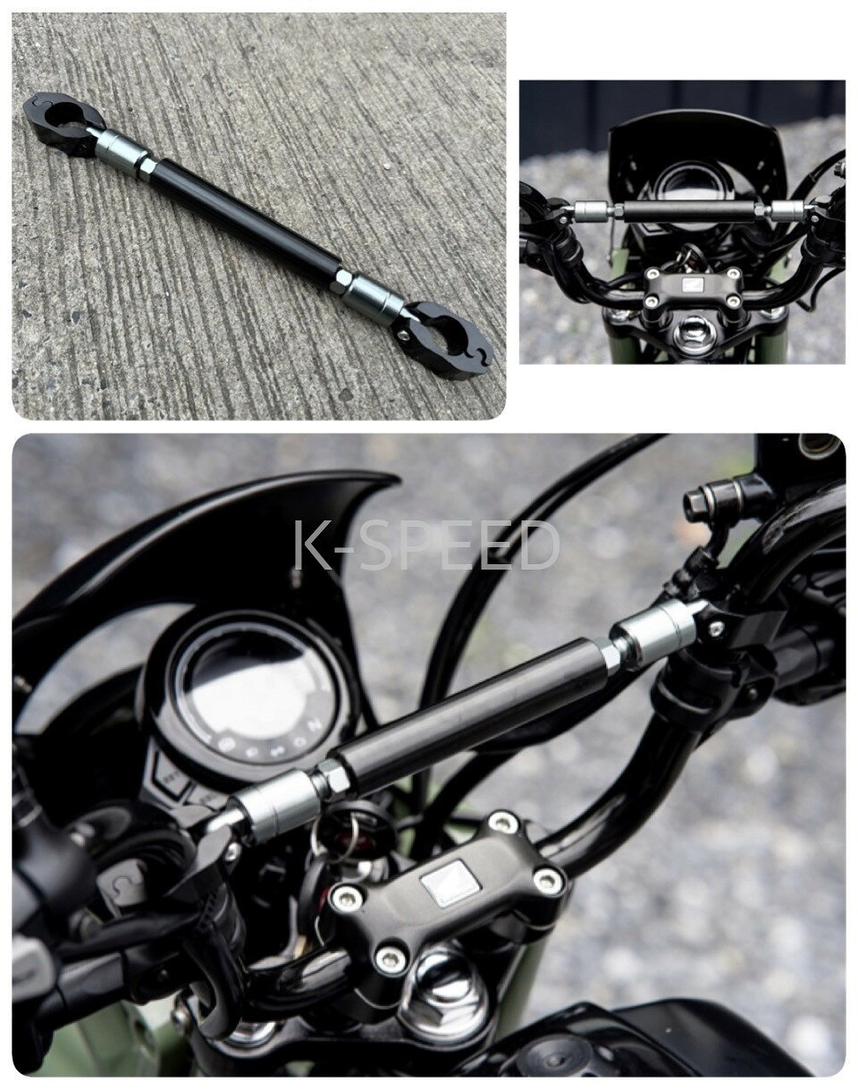 【予約販売商品】K-SPEED CT125用 クラッシュバー ブラックチタン バイク カスタムパーツ タイ発の人気ブランドK-SPEEDのCT125用クラッシュバー！予約販売で10〜14日お届け、バイクカスタムに最適なブラックチタンの限定パーツ。 商品情報【商品説明】タイ発の人気ブランドK-SPEEDが手掛ける、Honda CT125専用の高品質なクラッシュバーです。存在感のあるブラックチタンカラーが車体の印象を引き締め、バイクカスタムをよりスタイリッシュに演出します。K-SPEEDパーツならではの洗練されたデザインは、ドレスアップ効果だけでなく、万が一の転倒時のダメージを軽減する機能性も兼ね備えています。自分だけの愛車に仕上げたいCT125ユーザーにおすすめのカスタムパーツです。【カラー】ブラックチタン【適合】HondaCT125【特徴】・CT125のタフなスタイルをより強調する重厚感あるデザイン・車体の保護と外観の向上を両立させる機能的な設計・K-SPEEDブランドによる高い品質と精密なフィッティング・耐久性に優れた素材を採用し、長期間の使用にも耐えうる仕様・ボルトオンで取り付け可能な設計（※詳細な取り付けには専門知識が必要な場合があります）【メーカー】K-SPEED（Kスピード）タイ発の人気バイクカスタムパーツブランド。GB350・Rebel・Monkey125など人気車種のカスタムパーツを豊富に展開。【ご注意】・予約販売のためご注文後10〜14日でのお届けとなります・海外製品のため商品・箱に多少の傷・凹みがある場合があります・取り付けは自己責任でお願いします※販売元の都合により、ご注文後にキャンセルとなる場合がございます。 5