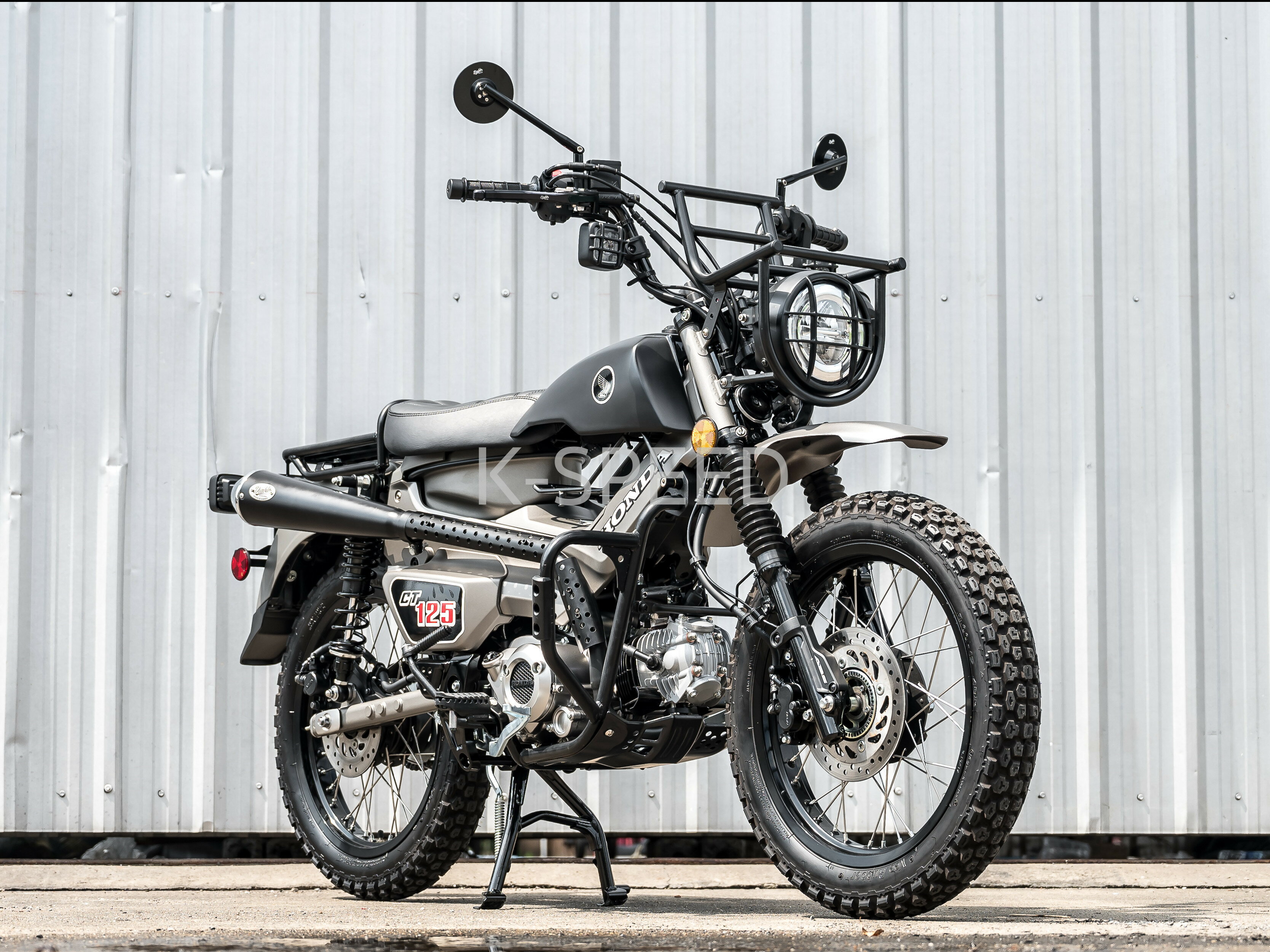 K-SPEED CT125用 Diabolusヘッドライトカバーキット CT54 CT30 バイクカスタムパーツ