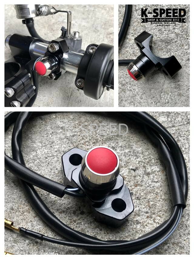 【予約販売商品】K-SPEED CNC スタータースイッチ バイク カスタムパーツ アルミ製エンジン始動スイッチ 各種バイク対応型番対応 汎用 タイ発の人気ブランドK-SPEEDのCNCスタータースイッチ！バイクカスタムに最適なアルミ製エンジン始動スイッチは予約販売で12〜14日でお届けします。 K-SPEED 正規販売店Official K-SPEED Dealer商品情報【商品説明】バイクのハンドル周りをスタイリッシュに演出する、K-SPEED製のCNCスタータースイッチです。高精度なCNC切削加工によるアルミ素材を採用しており、耐久性と高級感のある質感を両立しています。K-SPEEDパーツならではの洗練されたデザインは、カスタムバイクのワンポイントとして最適です。愛車の雰囲気をガラリと変える、こだわりのバイクカスタムをお楽しみください。【カラー】商品画像参照【適合】汎用品（各種バイク対応型番対応）【特徴】・高品質なアルミ素材をCNC切削加工で仕上げた高耐久・高質感仕様・ハンドル周りのルックスを劇的に向上させるカスタムパーツ・既存のスイッチと入れ替えることで、精悍な印象を演出・こだわりのカスタムバイクユーザーに選ばれるK-SPEEDの信頼性【メーカー】K-SPEED（Kスピード）タイ発の人気バイクカスタムパーツブランド。GB350・Rebel・Monkey125など人気車種のカスタムパーツを豊富に展開。【ご注意】・予約販売のためご注文後12〜14日でのお届けとなります・海外製品のため商品・箱に多少の傷・凹みがある場合があります・取り付けは自己責任でお願いします※販売元の都合により、ご注文後にキャンセルとなる場合がございます。 5