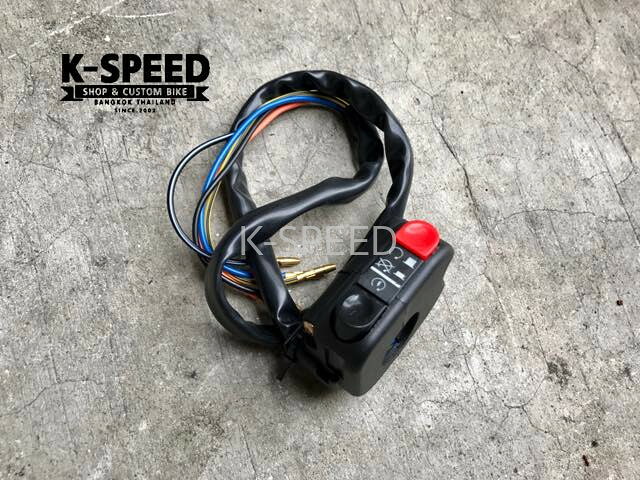 【予約販売商品】K-SPEED イタリアンライトスイッチ K4 右側用 KAWASAKI Z900RS バイクカスタム 汎用 K-SPEED イタリアンライトスイッチ K4右用 Z900RSバイクカスタム！予約販売12-14日でお届け、タイ発人気ブランド K-SPEED 正規販売店Official K-SPEED Dealer商品情報【商品説明】イタリアンデザインのK-SPEED製K4ライトスイッチ（右側用）は、KAWASAKI Z900RSを個性的かつスタイリッシュにカスタムしたいあなたに最適です。高品質な素材と洗練されたデザインで、バイクの雰囲気を一変させるイタリアンスタイルを演出します。K-SPEEDパーツで、あなたのZ900RSをさらに魅力的な一台へと進化させましょう。【カラー】商品画像参照【適合】KAWASAKIZ900RS【特徴】・イタリアンスタイルを彷彿とさせる洗練されたデザイン・KAWASAKI Z900RS右側用として設計された専用品・K-SPEEDならではの高品質な仕上がり・バイクカスタムの個性を際立たせるパーツ・取り付けによる、よりユニークなバイクの演出【メーカー】K-SPEED（Kスピード）タイ発の人気バイクカスタムパーツブランド。GB350・Rebel・Monkey125など人気車種のカスタムパーツを豊富に展開。【ご注意】・予約販売のためご注文後12〜14日でのお届けとなります・海外製品のため商品・箱に多少の傷・凹みがある場合があります・取り付けは自己責任でお願いします※販売元の都合により、ご注文後にキャンセルとなる場合がございます。 5