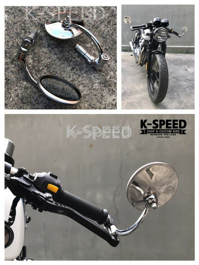 K-SPEED サイドミラー GT 650 Interceptor 650用 バイク カスタムパーツ