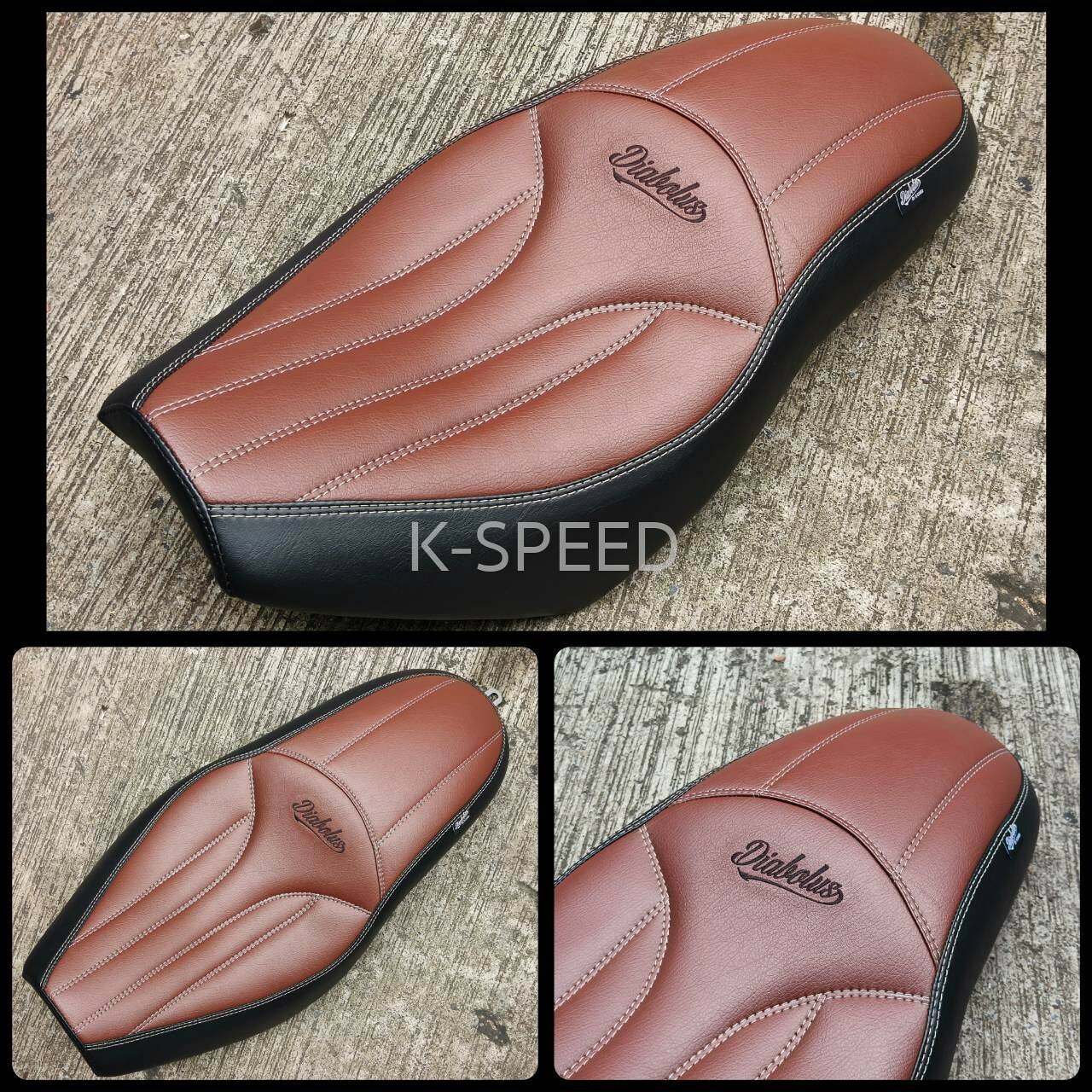 K-SPEED Rebel 1100用 ツートーンシート Special Pattern 刺繍入り バイク カスタムパーツ Diabolus