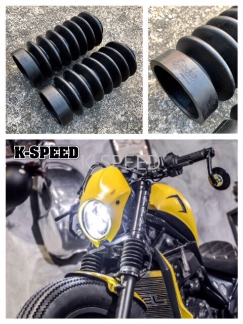 K-SPEED フロントフォークブーツ Rebel 300 500用 バイク カスタムパーツ