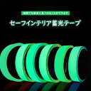 【 送料無料 】夜光テープ 幅2cm×10m ステッカー 蓄光テープ 高輝度 蛍光テープ 夜光シール 転倒防止 警告テープ 階段 スイッチ 壁 非常口 出口 段差 標識 防災対策 自転車 事故防止 夜釣りイベント
