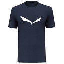 Salewa サレワ 半袖Tシャツ Solidlogo Dri-Release メンズ