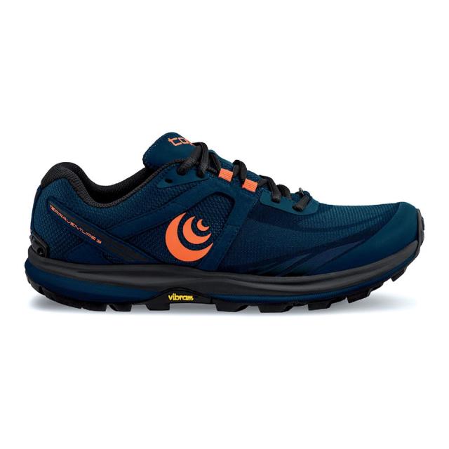 Topo athletic トポ アスレチック スポーツシューズ トレイルランニング トレイルランニングシューズ Terraventure 3 カラー:Navy / Orange■ご注文の際は、必ずご確認ください。※こちらの商品は海外からのお取り寄せ商品となりますので、ご入金確認後、商品お届けまで3から5週間程度お時間を頂いております。※高額商品(3万円以上)は、代引きでの発送をお受けできません。※ご注文後にお客様へ「注文確認のメール」をお送りいたします。それ以降のキャンセル、サイズ交換、返品はできませんので、あらかじめご了承願います。また、ご注文をいただいてからの発注となる為、メーカー在庫切れ等により商品がご用意できない場合がございます。その際には早急にキャンセル、ご返金いたします。※海外輸入の為、遅延が発生する場合や出荷段階での付属品の箱つぶれ、細かい傷や汚れ等が発生する場合がございます。※商品ページのサイズ表は海外サイズを日本サイズに換算した一般的なサイズとなりメーカー・商品によってはサイズが異なる場合もございます。サイズ表は参考としてご活用ください。Topo athletic トポ アスレチック スポーツシューズ トレイルランニング トレイルランニングシューズ Terraventure 3 カラー:Navy / Orange