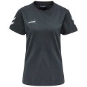 Hummel ヒュンメル 半袖Tシャツ Go Cotton レディース