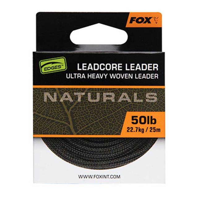 Fox international tHbNX RCނ莅 Naturals Leadcore 25 m jZbNX