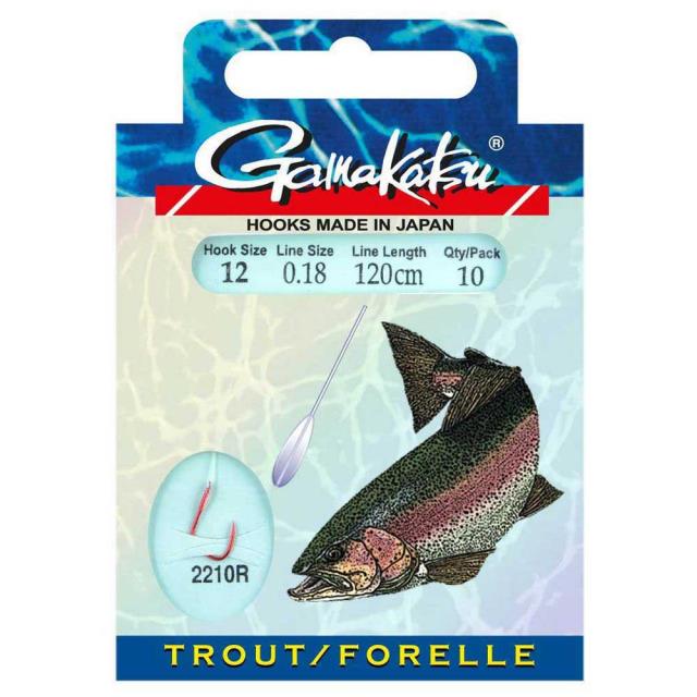 Gamakatsu K}Jc Booklet Trout 2210R ΂ꂽ tbN 0.200  120 CM jZbNX