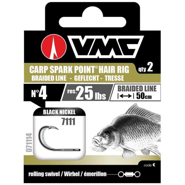 VMC uCGV[ ΂ꂽtbN Carp Spark Point Hair Rig jZbNX