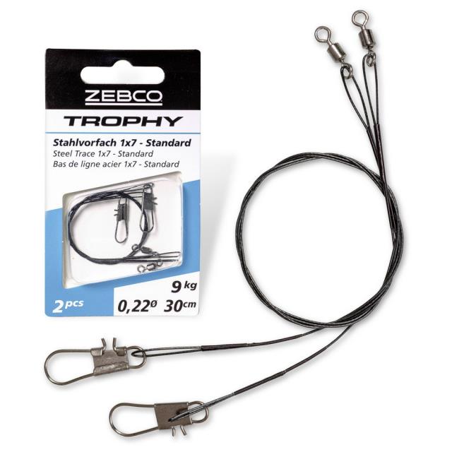 Zebco | Trophy Steel Trace 1x7 Standard 15kg jZbNX