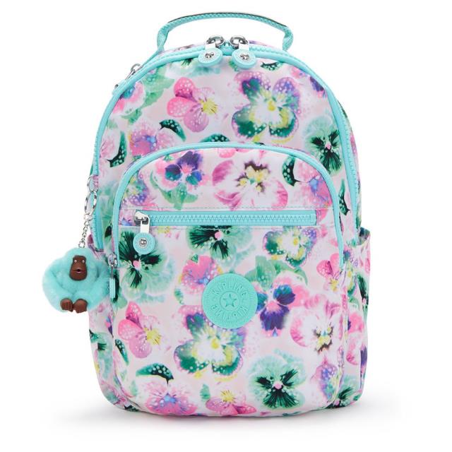 Kipling キプリング バッグ バックパック バックパック Seoul S 14L カラー:Aqua Blossom■ご注文の際は、必ずご確認ください。※こちらの商品は海外からのお取り寄せ商品となりますので、ご入金確認後、商品お届けまで3から5週間程度お時間を頂いております。※高額商品(3万円以上)は、代引きでの発送をお受けできません。※ご注文後にお客様へ「注文確認のメール」をお送りいたします。それ以降のキャンセル、サイズ交換、返品はできませんので、あらかじめご了承願います。また、ご注文をいただいてからの発注となる為、メーカー在庫切れ等により商品がご用意できない場合がございます。その際には早急にキャンセル、ご返金いたします。※海外輸入の為、遅延が発生する場合や出荷段階での付属品の箱つぶれ、細かい傷や汚れ等が発生する場合がございます。※商品ページのサイズ表は海外サイズを日本サイズに換算した一般的なサイズとなりメーカー・商品によってはサイズが異なる場合もございます。サイズ表は参考としてご活用ください。Kipling キプリング バッグ バックパック バックパック Seoul S 14L カラー:Aqua Blossom