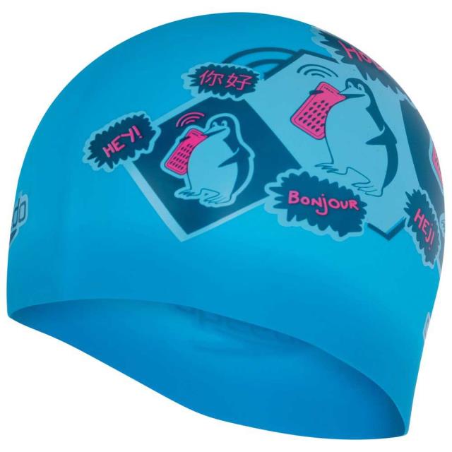 Speedo スピード 水泳帽 Printed ユニセックス