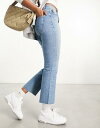 GC\X ASOS DESIGN cropped 90s straight jean in vintage blue fB[X