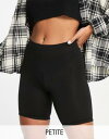 uCu\E Brave Soul Petite sindy legging shorts in black fB[X