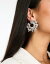 True Decadence embellished statement earrings in silver ǥ