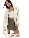 エイソス ASOS Petite エイソス ASOS DESIGN Petite longline oversized faux leather biker jacket in white レディース