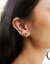  ASOS DESIGN stud earrings with mini bow detail in gold tone ǥ