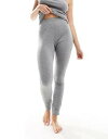 エイソス パジャマ レディース エイソス ASOS DESIGN mix & match pointelle pyjama legging in grey レディース